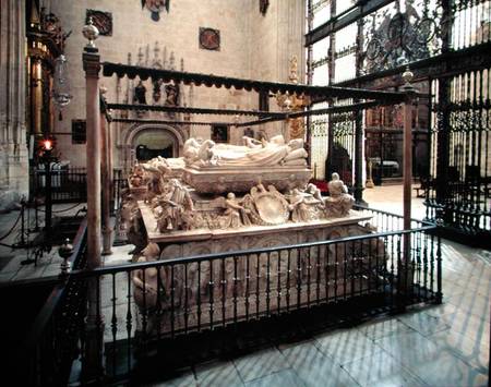 Tomb of Philip the Handsome (1478-1506) and Joanna the Mad (1479-1555) von Bartolome Ordonez