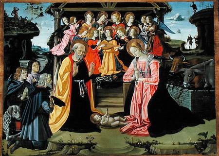 Adoration of the Shepherds von Bartolomeo Caporali