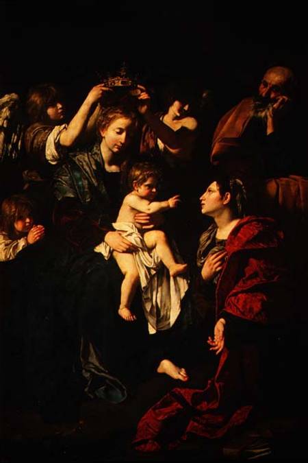 The Holy Family with St.Catherine von Bartolomeo Cavarrozzi