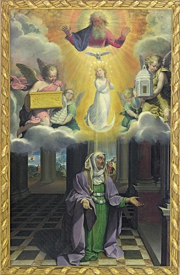 St. Anne and the Immaculate Conception von Bartolomeo Cesi