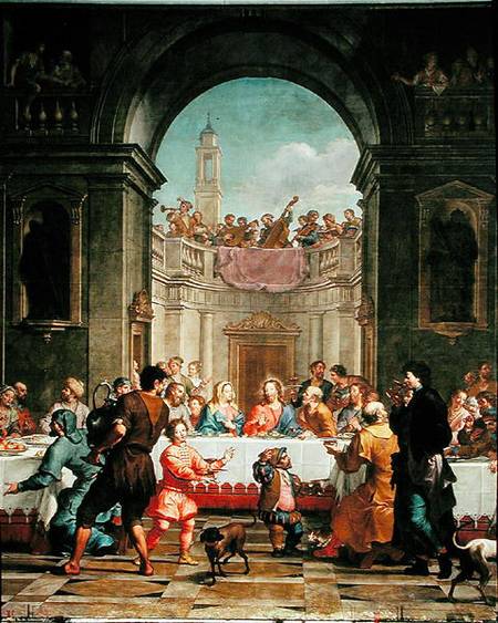 The Marriage at Cana von Bartolomeo Litterini