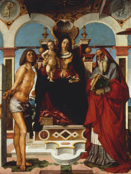 B.Montagna, Maria mit Kind u.Heiligen von Bartolomeo Montagna