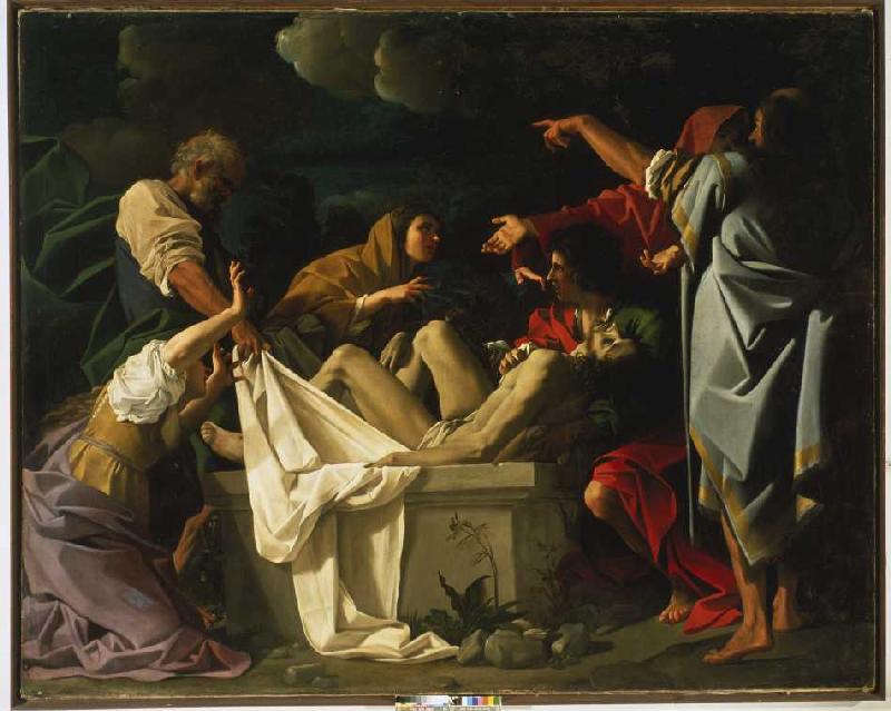 Grablegung Christi. von Bartolomeo Schidone