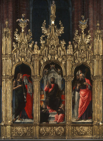 Bartolomeo Vivarini, Markus & 4 Heilige von Bartolomeo Vivarini