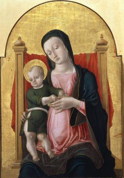 B.Vivarini, Maria mit Kind von Bartolomeo Vivarini