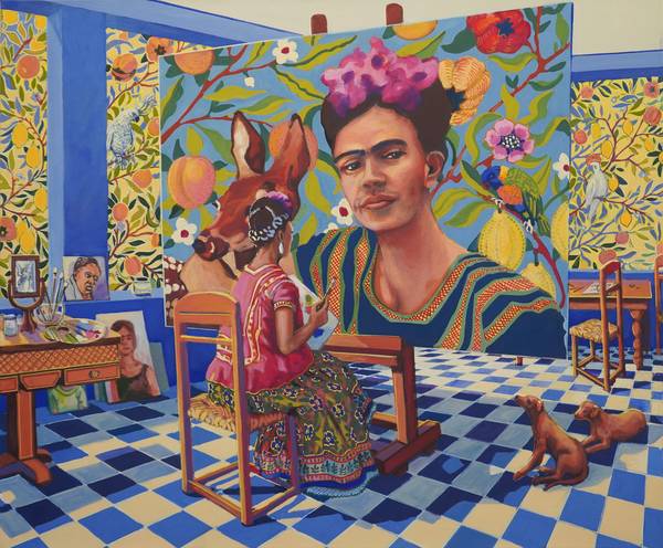 Frida malt Frida von Beate Blankenhorn