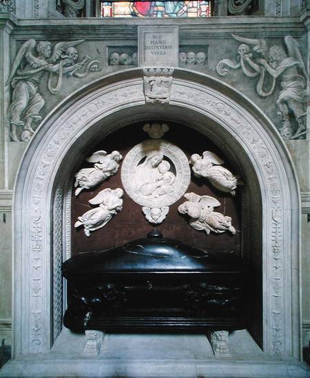Tomb of Filippo Strozzi (1428-91) in the Strozzi Chapel von Benedetto  da Maiano