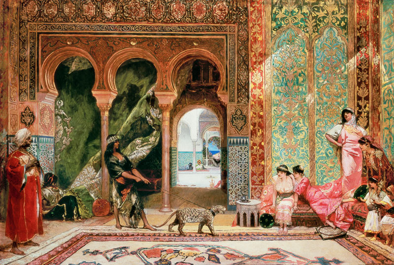 A Royal Palace in Morocco von Benjamin Constant