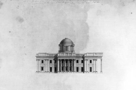 Elevation of Side Front of a house, 1815 von Benjamin Dean Wyatt