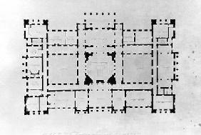 Plan of the principal floor 1815  and