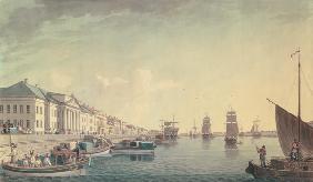 The English Embankment by the Senate 1801  and