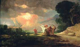 Lot Fleeing from Sodom 1810
