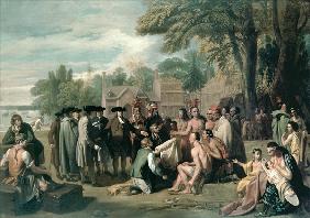 William Penn´s Vertrag mit den Indianern im November 1683 1771-72