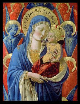 Virgin and Child with Angels 1460