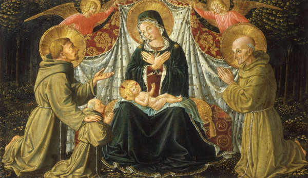 Maria mit Kind u.Heiligen von Benozzo Gozzoli