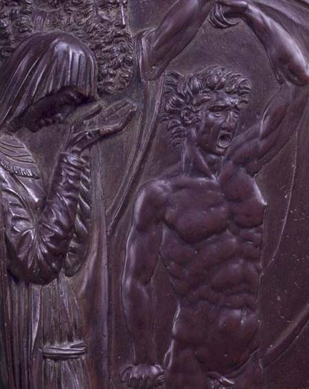 Perseus Rescuing Andromeda, detail of a screaming man von Benvenuto Cellini