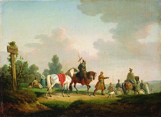 The Partisans in 1812 von Bernard Edouard Swebach