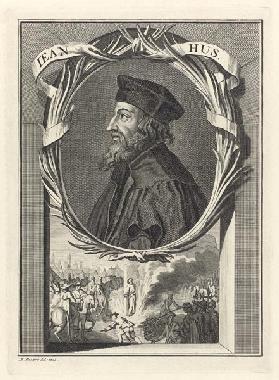 Porträt von Jan Hus 1712