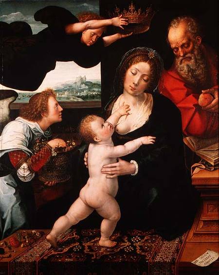 The Holy Family von Bernard van Orley