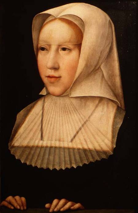 Portrait of Margaret of Austria (1480-1530) von Bernard van Orley