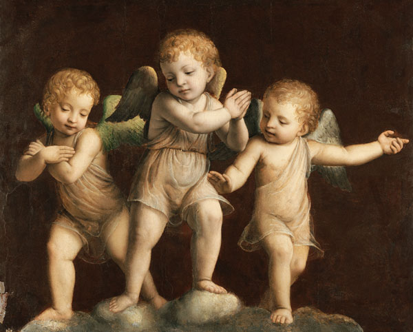 Drei Putten von Bernardino Luini
