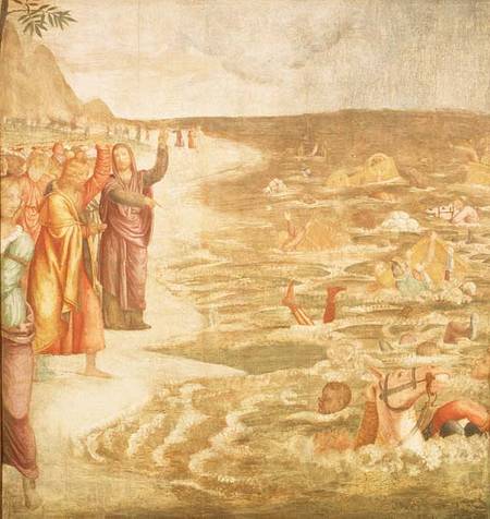 The Crossing of the Red Sea von Bernardino Luini