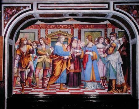 The Marriage of the Virgin von Bernardino Luini