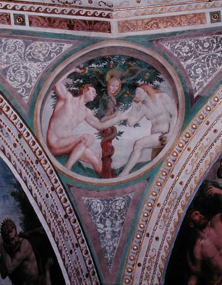 Original Sin, from the pendentive of the dome von Bernardino Luini