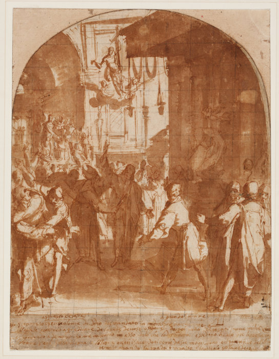 Das Martyrium des Apostels Thomas von Bernardino Poccetti