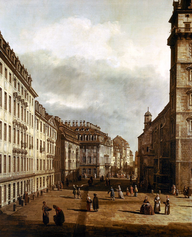 Dresden,  Kreuzkirche von Bernardo Bellotto