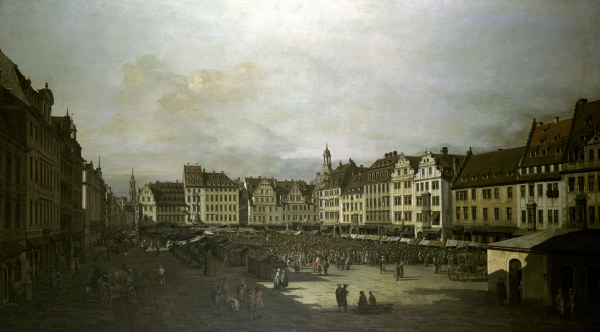 Dresden,  Altmarkt von Bernardo Bellotto