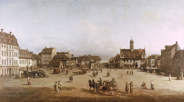 Dresden,  Neustädter Markt von Bernardo Bellotto