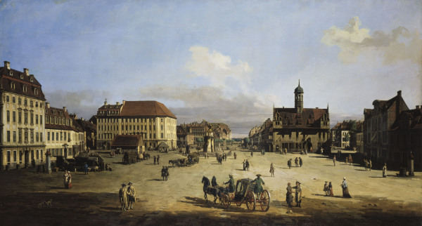 Dresden,  Neustädter Markt ,  Neustädter Markt von Bernardo Bellotto