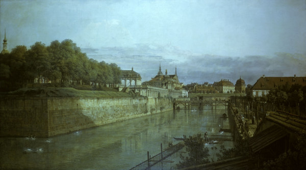Dresden, Zwingergraben von Bernardo Bellotto
