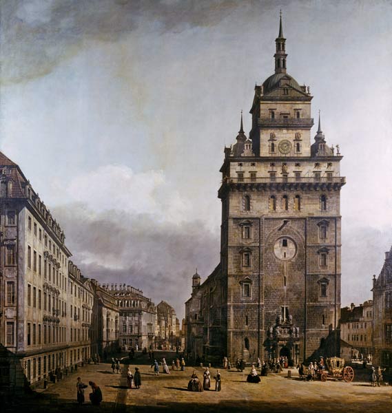 Dresden,  Kreuzkirche von Bernardo Bellotto