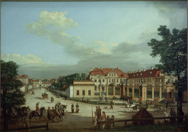 Warschau,  Palais Mniszech von Bernardo Bellotto