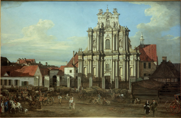 Warschau,  Visitantinnenkirche von Bernardo Bellotto