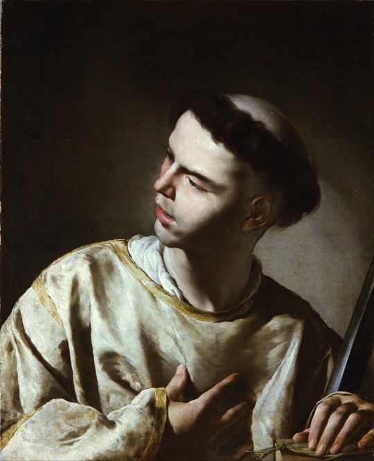 Der Heilige Laurentius von Bernardo Cavallino