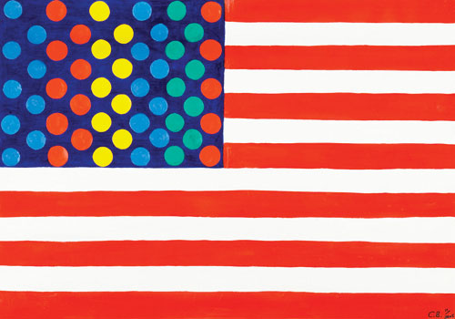 Born in the USA  (Google- Flagge) von C.S. Bernays