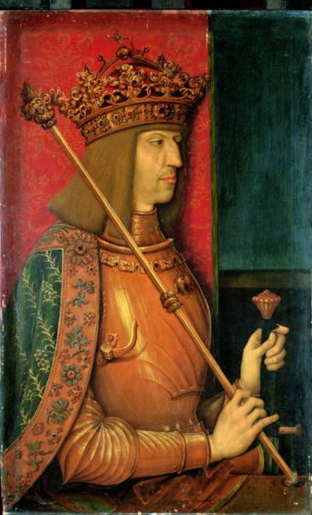 Emperor Maximilian I (1459-1519) (panel) von Bernhard Strigel