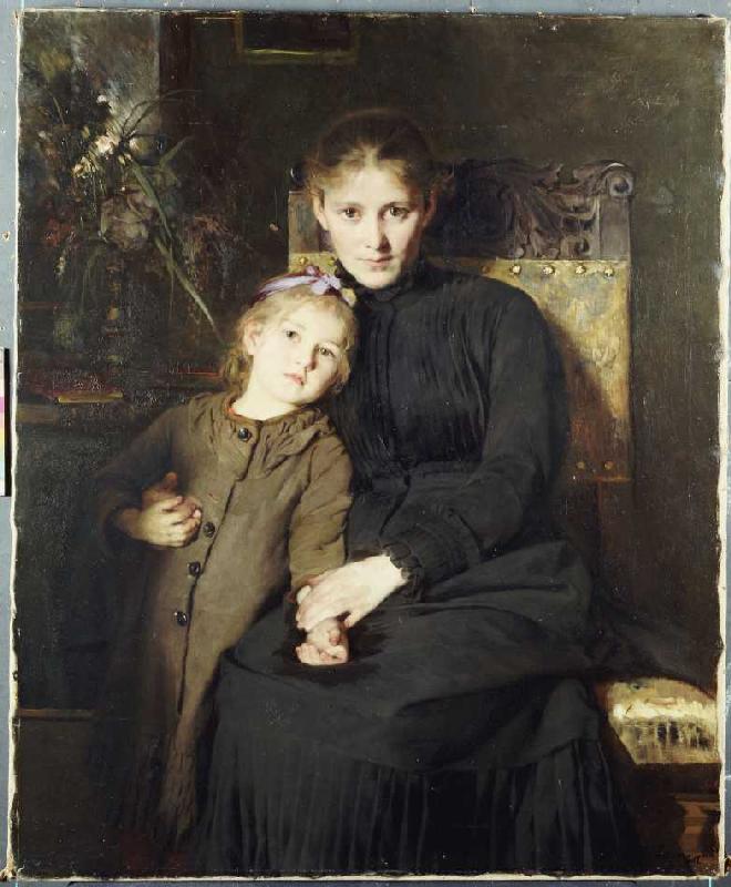 Mutter und Tochter. von Bertha Wegmann