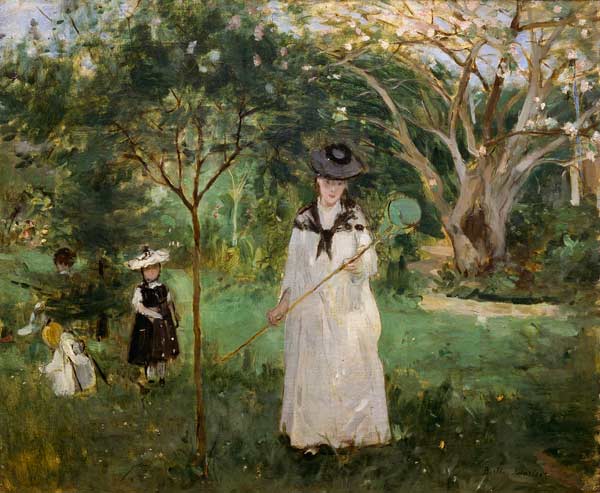 B.Morisot, Die Schmetterlingsjagd von Berthe Morisot