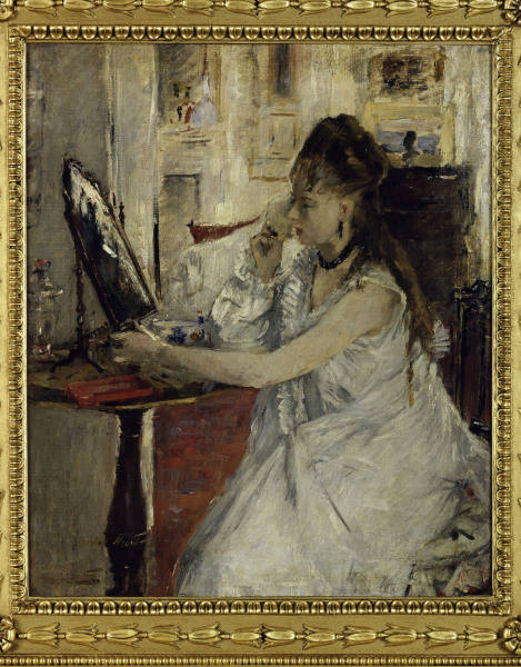 B.Morisot, Junge Frau sich pudernd von Berthe Morisot