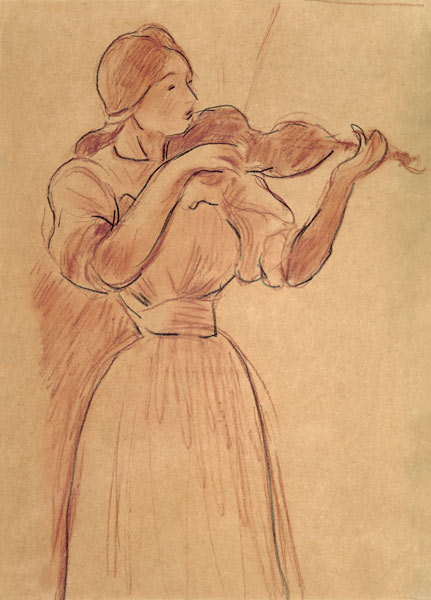 The Violin von Berthe Morisot