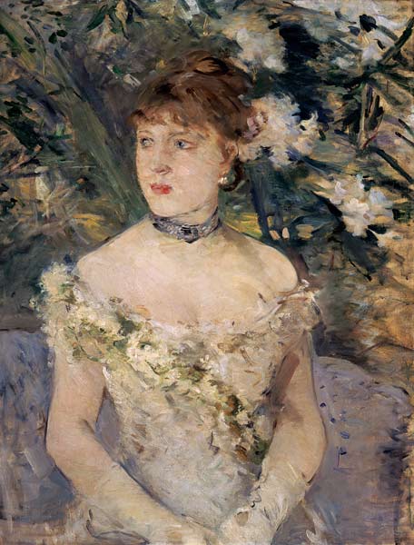 Morisot/Junge Frau im Ballkleid/ 1879 von Berthe Morisot