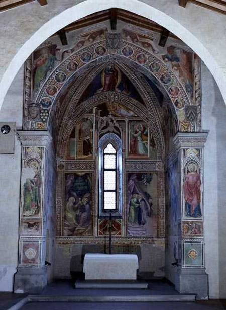 Chapel decorated with stories from the Old and New Testaments von Bicci  di Lorenzo