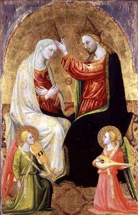 The Coronation of the Virgin von Bicci  di Lorenzo