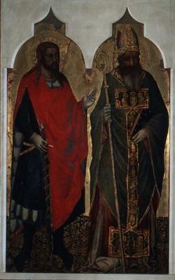 St. Julian and St. Zenobius (tempera on panel) von Bicci  di Lorenzo