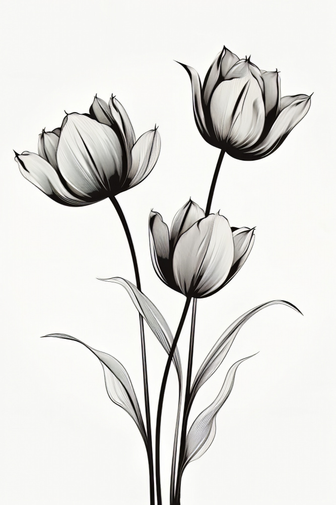Schwarze Tulpen von Bilge Paksoylu