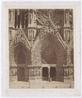 Reims: Westfassade der Kathedrale II